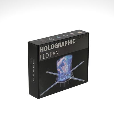 Sehenswertes Werbebild 3D-Holographie-Ventilator mit hochauflösender Projektion