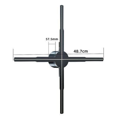 Holographische Ventilatoren 3D Werbeprojektor Wifi Led Sign Player Fernwerbeanzeige