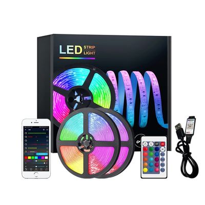 Beleuchtungslösungen Service 30 Meter 12V Bluetooth LED Streifenlicht mit 5050 RGB RGBIC