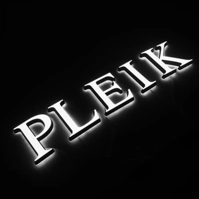 Elektronische Firmenlogos 3d Briefzeichen Edelstahl Hintergrundbeleuchtung Zeichen mit freiem Design