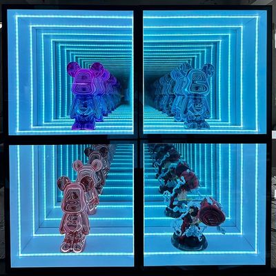 Infinity Abyss Mirror Display Case Anpassbare Farben und angepasste Dickenoptionen
