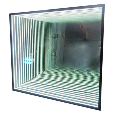 Roter Infinity Mirror Neonlicht Ästhetisch und 80lm/w Lichtwirksamkeit für Funktionelle