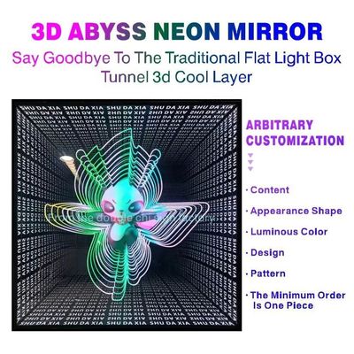 Verwandeln Sie Ihren Raum mit Infinite Mirror 3D Custom Led Neon Sign