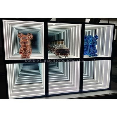 High Brightness LED Light Infinite Reflector Display Cabinet für Büro Zuhause Wohnzimmer