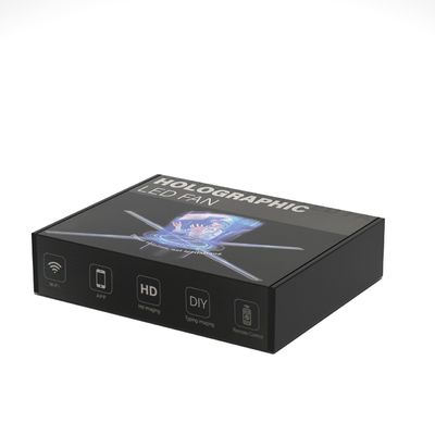 2300 Helligkeit 65cm Wolke 1080p WLAN Hologramm Lüfter Digital Video Signage Led 3D-Display