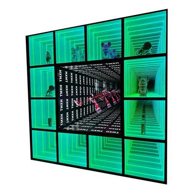 Super entworfenen unendlich leuchtenden Abgrund Spiegel-Display-Schrank mit kundenspezifischen Größe