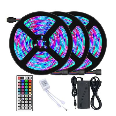 16.4ft 12V 5050 RGB Smart Bluetooth LED Musiklicht für Schlafzimmerdekoration