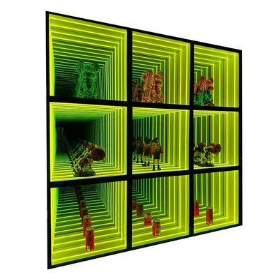 Custom Abyss Mirror Infinite Magic Mirror Display Cabinet für die Dekoration von Geschäften
