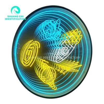 Akryl-Neon-Spiegel für Innenräume Eine perfekte Kombination aus Kunst und Präzision