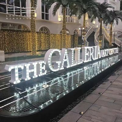 Beleuchtete Rückseite Beleuchtet Metall Led Brieflichter Schild Acryl Edelstahl Leuchtkraft für die Anzeige