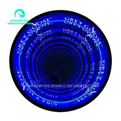 Neon Abyss Spiegel Die perfekte Ergänzung zu Ihrem Raum Arbeitszeit von 50.000 Stunden