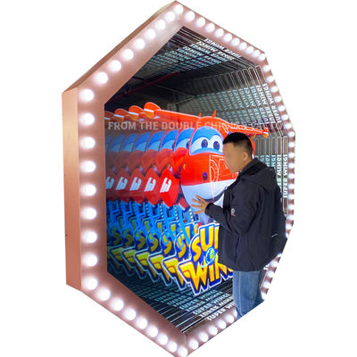 3D Magic Multicolor Tausend Schicht Abyssal Neon Spiegel Unendlichkeit Ja Unterstützung Dimmer 1