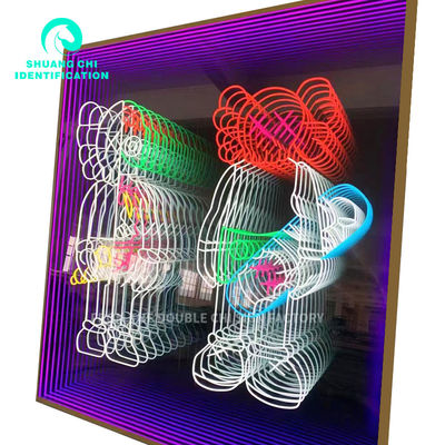 3D Magic Multicolor Tausend Schicht Abyssal Neon Spiegel Unendlichkeit Ja Unterstützung Dimmer 1