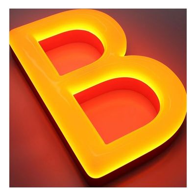 Akryl offenes Schild Leuchtbare Schienenzeichen mit LED-Glühlampen Lichtquelle Hintergrundbeleuchtung Buchstaben