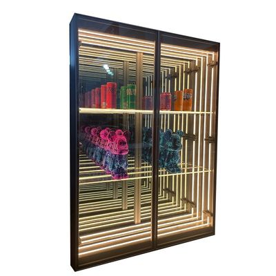 angepasste Größe LED 3D Infinity Mirror für Anzeige und Dekoration DC12V/AC110-220V