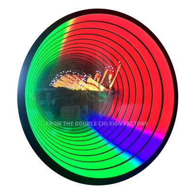Glas-LED-Tunnelbriefzeichen mit Spiegelwirkung und DC12V/AC110-220V Spannung