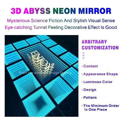Neon-Spiegellampen Innen-Außen Spannung DC12V/AC110-220V für das Spielen von Bildern Magic Mirror