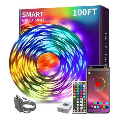 Mehrfarbige Adressierbare LED-Lampen für Wohnungen SK6812 SMD 5050 RGB mit App