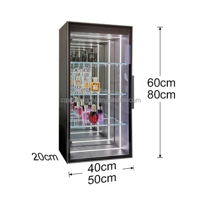 Magische Spiegel-Display-Gehäuse mit individueller Dicke und LED-Lichtvorrichtung