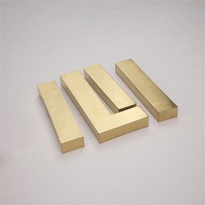 Hochhelligkeit LED Licht Edelstahl Hintergrundbeleuchtung Acryl 3d Beleuchtete Brief Logo Zeichen