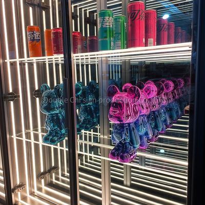 Spezialisierte Dicke Anzeige Modell Ornamente für Modetrends und Glass Infinite Mirror