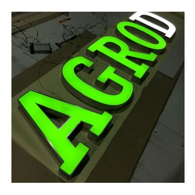 Hochhelligkeits-LED-Leuchten Logo Akrylschild für Busbahnhof Außenbildschirm