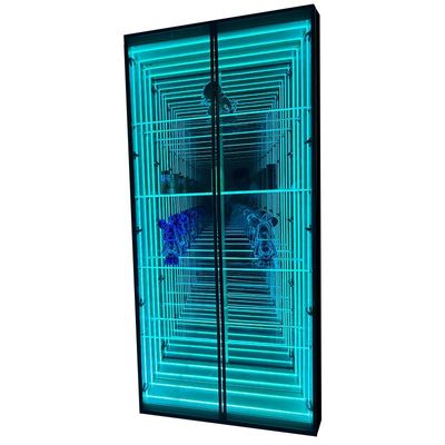Dauerhafte Wandwand Abgrund Spiegelkasten für Schmuck Kosmetik Schuhe Taschen Kugeln