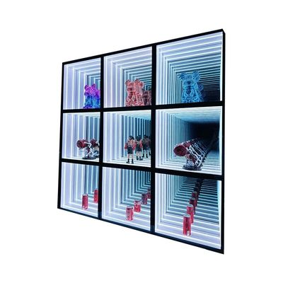 LED Streifenlicht Infinity Mirror Display Case für Showroom Möbel Verkaufsgeschäft angepasst