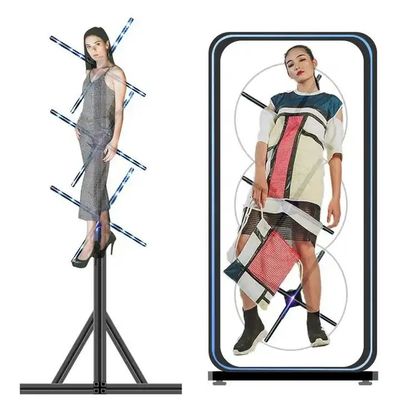 Holographische LED Werbeanzeige 8 Klingen 3D-Hologrammprojektor Ventilator mit App-Steuerung