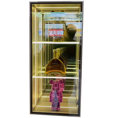 DC12V/AC110-220V Infinity Mirror Display Case für Donut Cake Cookie Dry Bakery Design