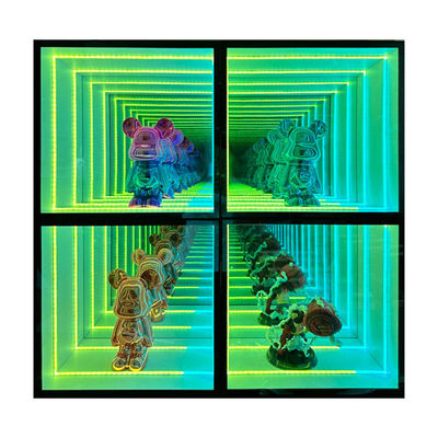 Modell Lego Mini Figure Infinity LED Sign Display Case mit DC12V/AC110-220V Spannung