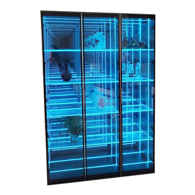 Modell Lego Mini Figure Infinity LED Sign Display Case mit DC12V/AC110-220V Spannung