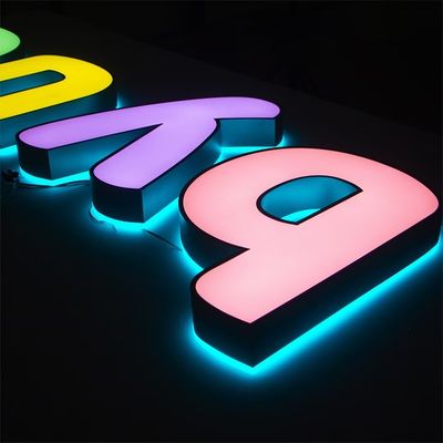 Werbeanzeige LED-Leuchttastenschild mit 12V-Eingangsspannung und leuchtenden Zeichen