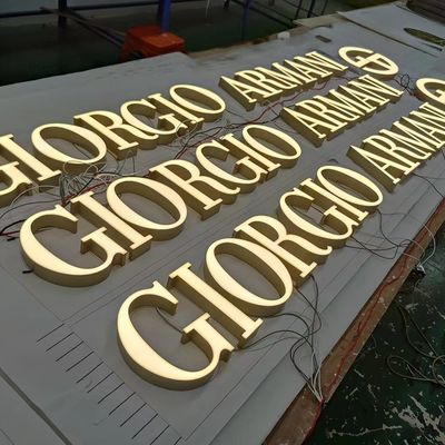 Werbeanzeige LED-Leuchttastenschild mit 12V-Eingangsspannung und leuchtenden Zeichen
