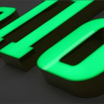 Außen digitale Billboard Acryl LED-Buchstaben mit hoher Helligkeit Lichtquelle