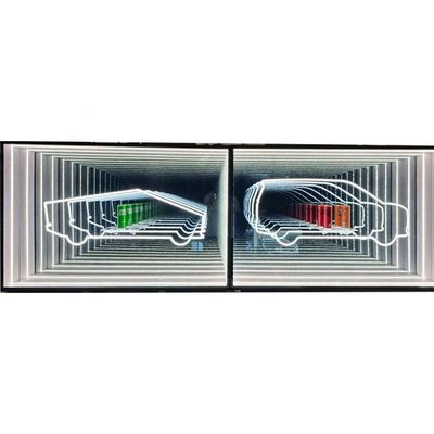 High Brightness LED Light Infinity Abyss Mirror Display Case für 2024 Produktschmuck