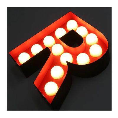 Shopping Mall Signage Custom LED-Hintergrundbeleuchtung Buchstaben mit Neonlicht und Aluminium Buchstaben