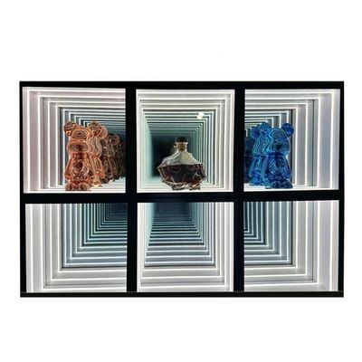 DC12V/AC110-220V Spannung Infinity Mirror Abyss Display Case für Ihre Schaufenster