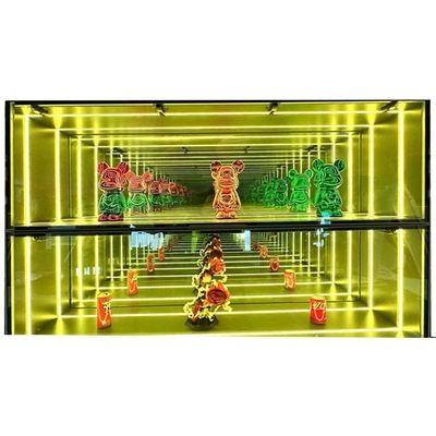 DC12V/AC110-220V Spannung Infinity Mirror Abyss Display Case für Ihre Schaufenster
