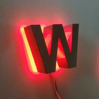 Shopping Mall Signage Custom LED-Hintergrundbeleuchtung Buchstaben mit Neonlicht und Aluminium Buchstaben