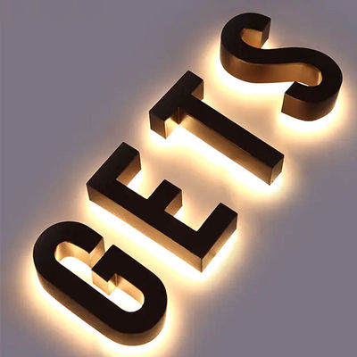 LED-Neon-Lichtquelle Farbschrift aus Edelstahl für Einkaufszentren