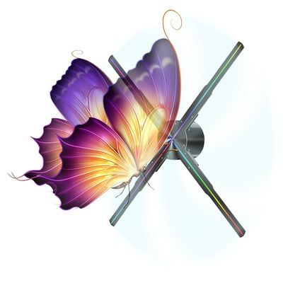 Verwandeln Sie Ihre Bilder mit unserer 3D-Holographie-Technologie und unserem Hologramm-Video-Display