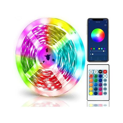 Modehäuser Dekoration LED Streifenlicht 12V 50ft 15m 5050 RGB mit Smart Remote Control