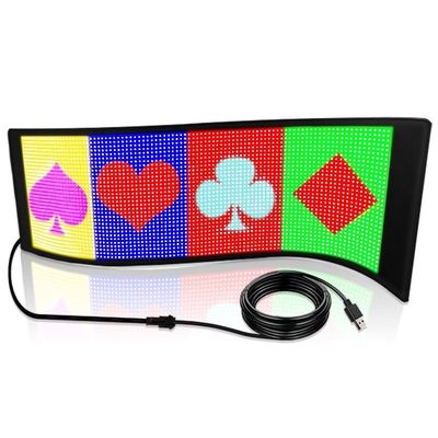 Ebene ≥ 150° vertikal 170° Blickwinkel LED-Display für Smart App Programmierbare Fahrzeugleuchte