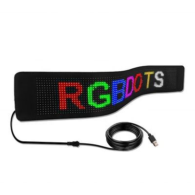 Bluetooth-App-gesteuertes LED-Display für Kleidung und Rucksack in flexiblem Design