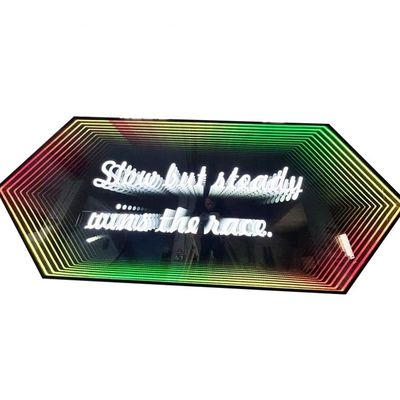 Farbenfrohe LED-Infinity-Abgrundschilder für maßgeschneiderte Geschäftssichtbarkeits- und Beschilderungslösungen