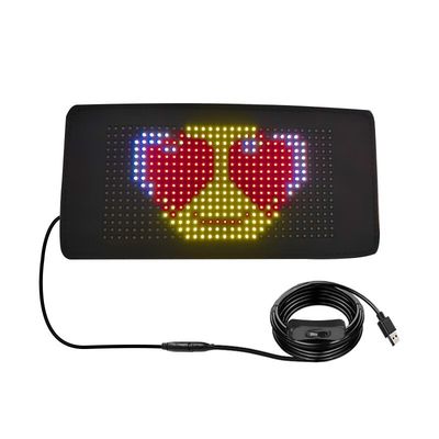 Rolling Bright Flexible Advertising Led Sign 5V Led Usb Car Sign Bluetooth-App-Steuerung