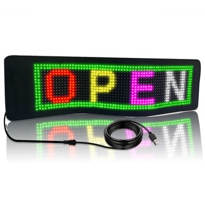 5mm Pixel Pitch Portable Rolling Advertising Panel benutzerdefinierte Wörter Bildschirm für Auto Nachricht