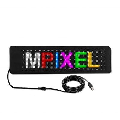 Rollendes Muster Animation Bild Bluetooth App Control Panel Flexible LED-Autoanzeige Anzeige