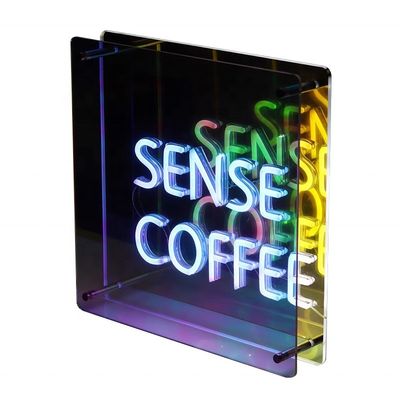 Produkteinführung Farbiger LED-Akryl-Infinity-Spiegel mit Mini-Luminosity-Lichtschild